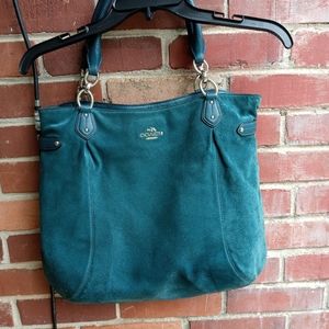 COACH SUEDE HANDBAG 👜